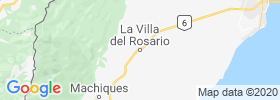 La Villa Del Rosario map